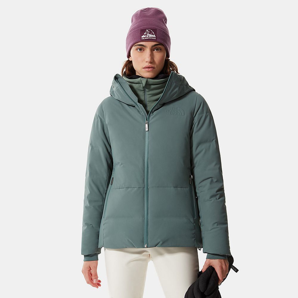 The North Face Winter Jacket Womens Australia - The North Face Cirque Green Skiing And Snowboarding